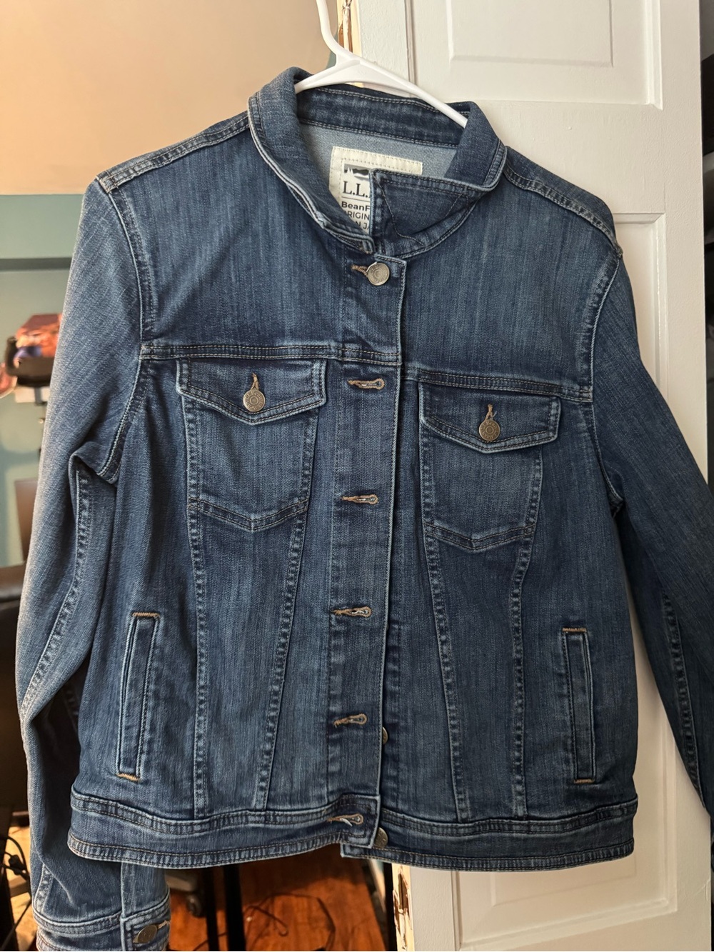 L.L. Bean Women's Dark Blue Denim Jacket